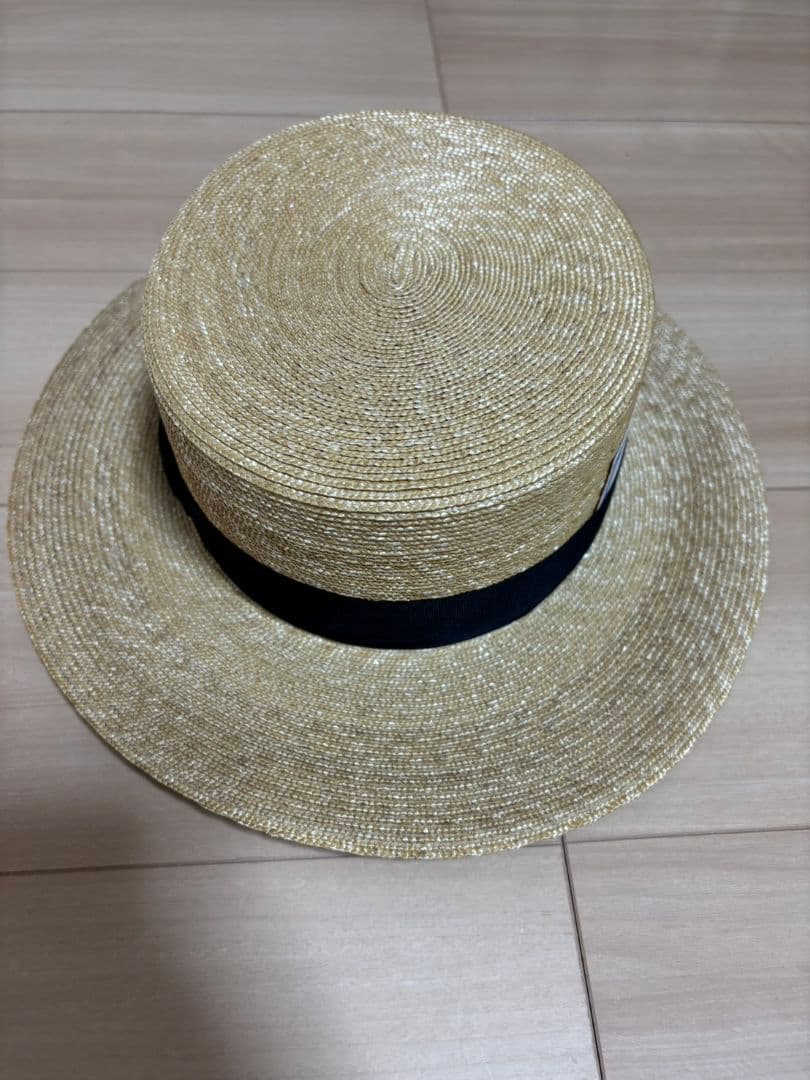 dog＆co カンカン帽　ハット　麦わら