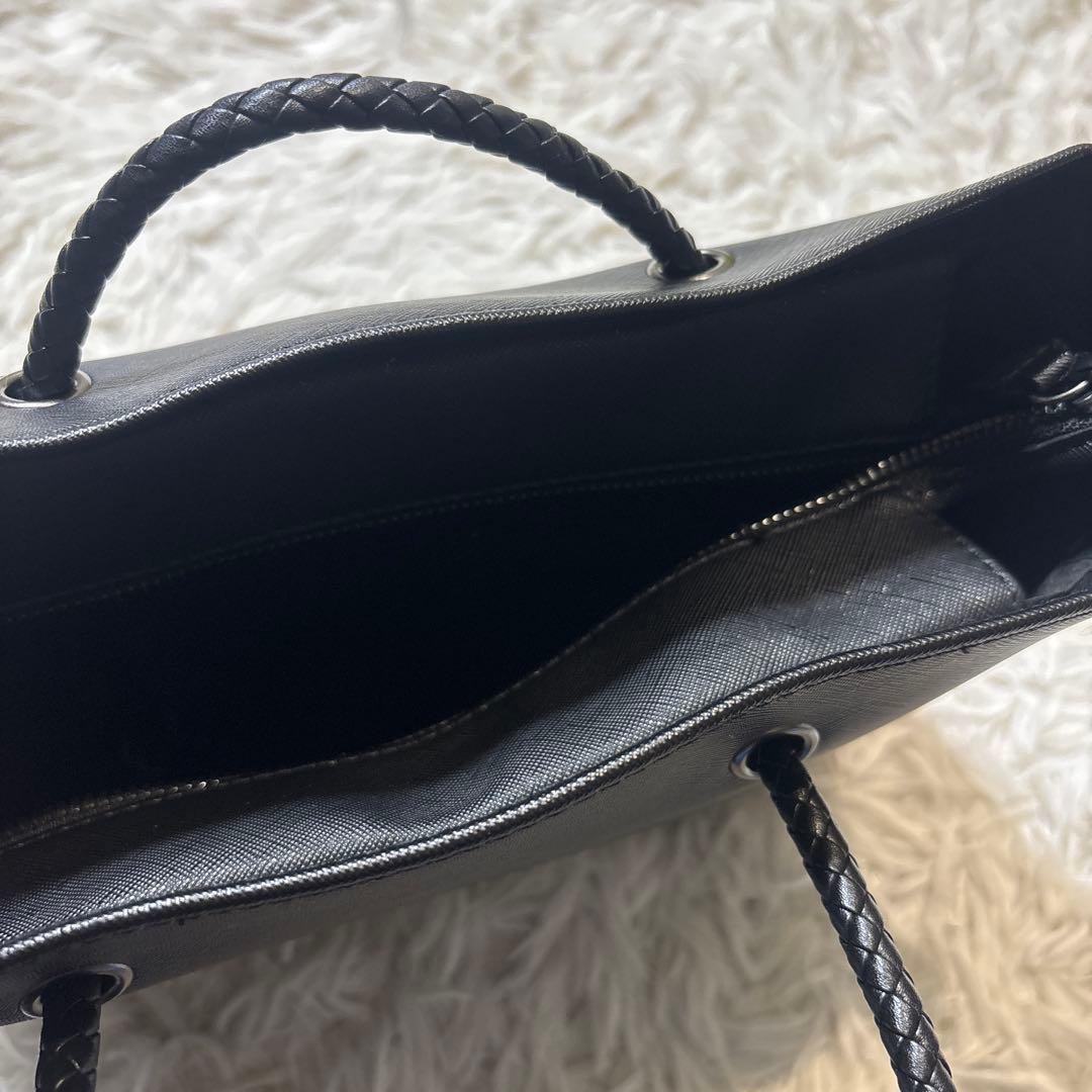 St ANDREWS ブラックトートバッグ　美品