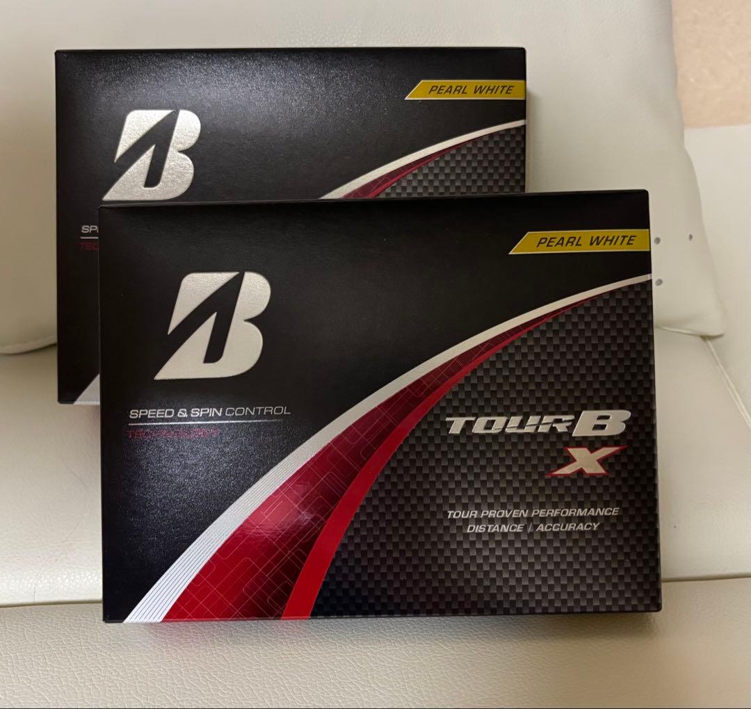ブリヂストン TOUR B X パールホワイト2ダース　【新品】