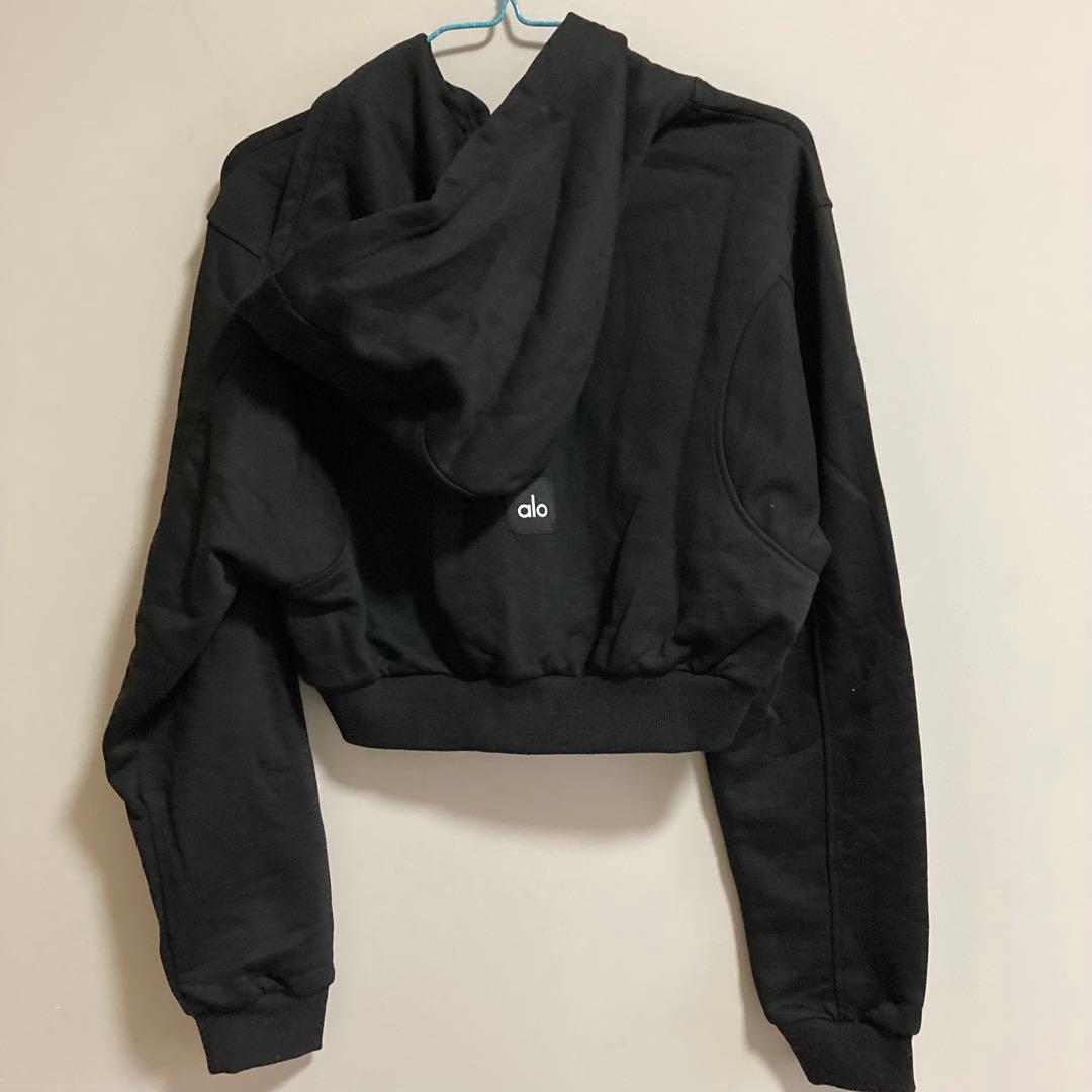 Alo Yoga ブラック パーカー S