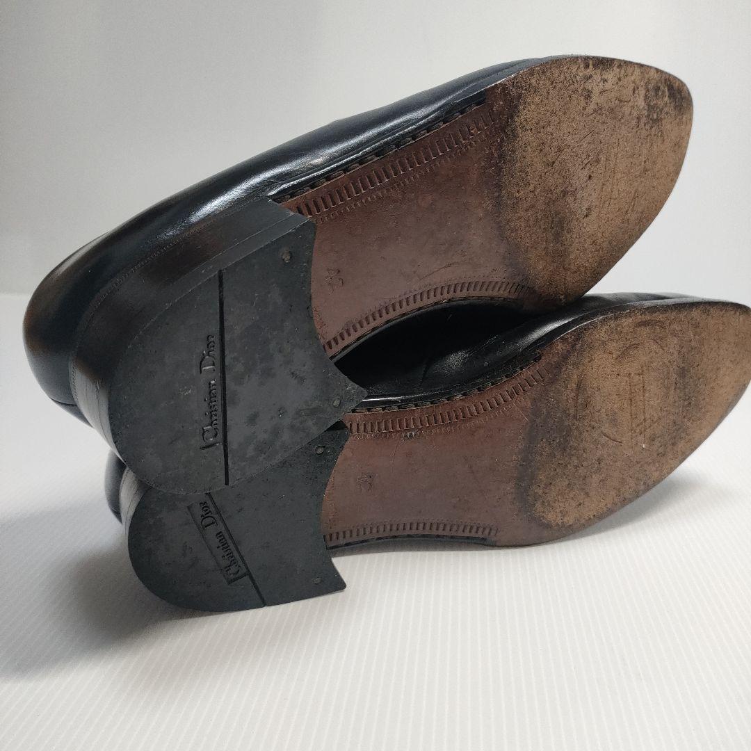 ChristianDior MONSIEUR 黒 26cm ローファー 42