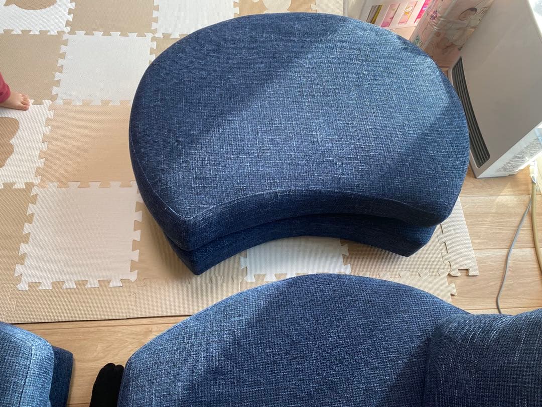 【セット販売】おしゃれカウチソファ　幅2300 ②【合計51000円】