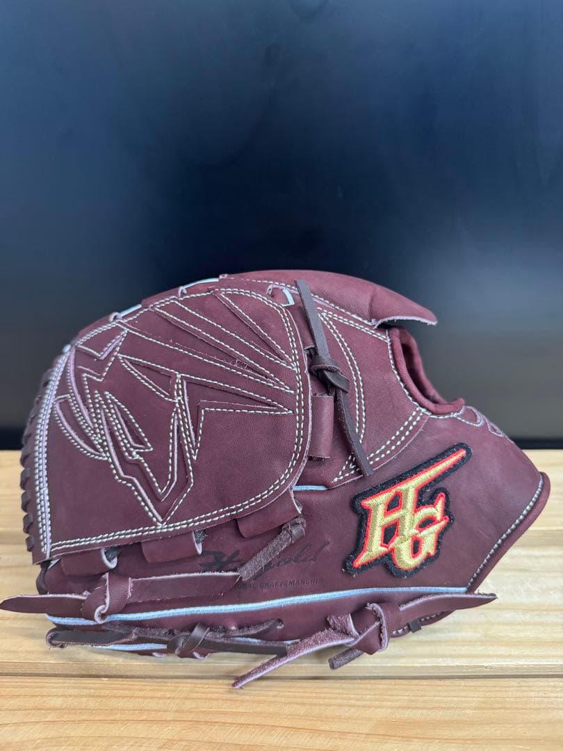 超限定品！ハイゴールド 硬式用グローブ 左投げ 投手用 真極