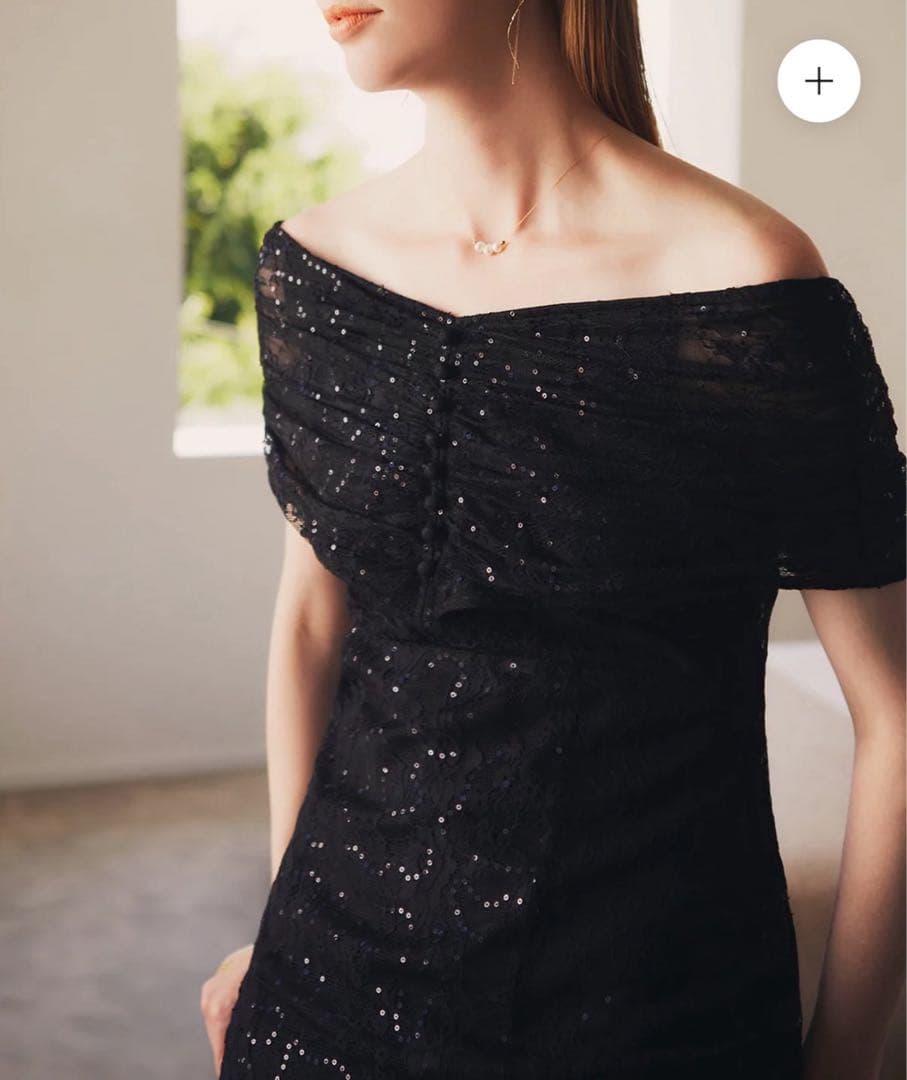 専用LEJA 2WAYレース花柄オフショルダーマーメイドワンピースドレス