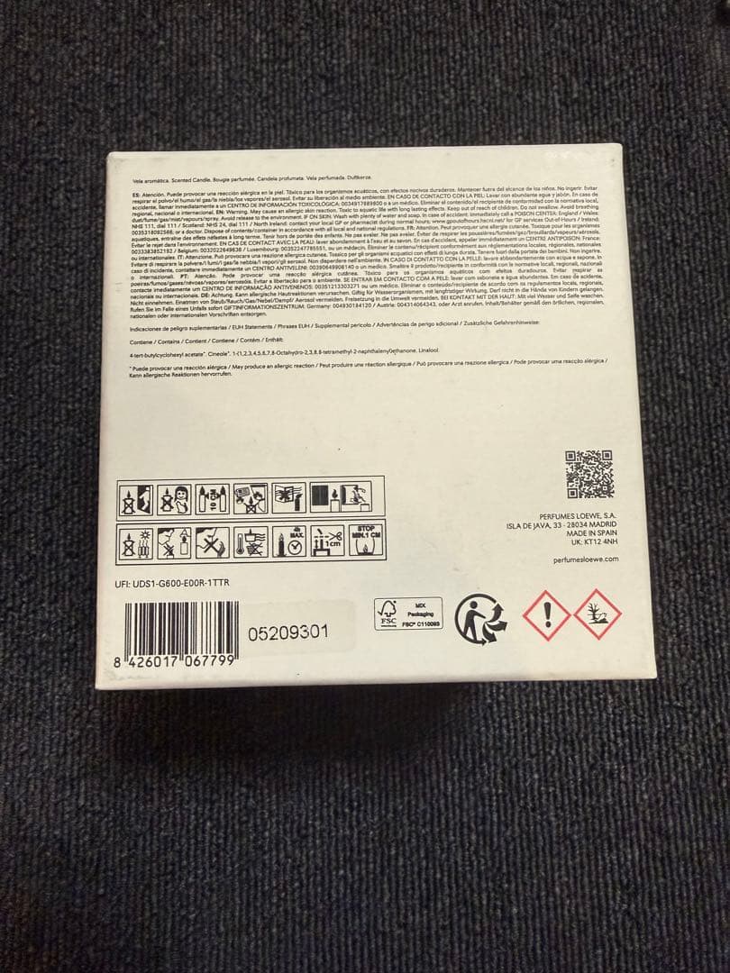 Loewe アロマキャンドル〜オレガノ〜　170g