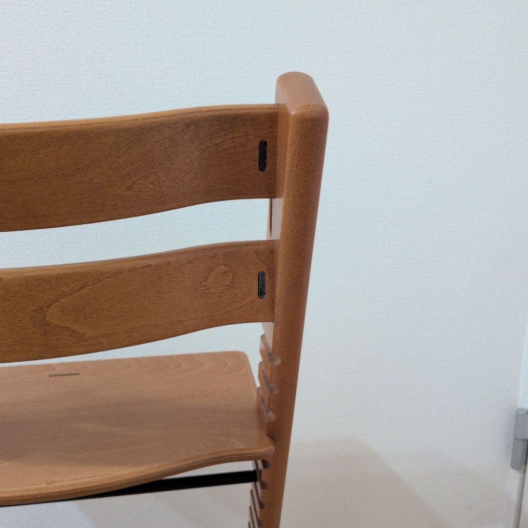 ＳＴＯＫＫＥ 値下げしました！！ 木製ハイチェア 高さ調整可能