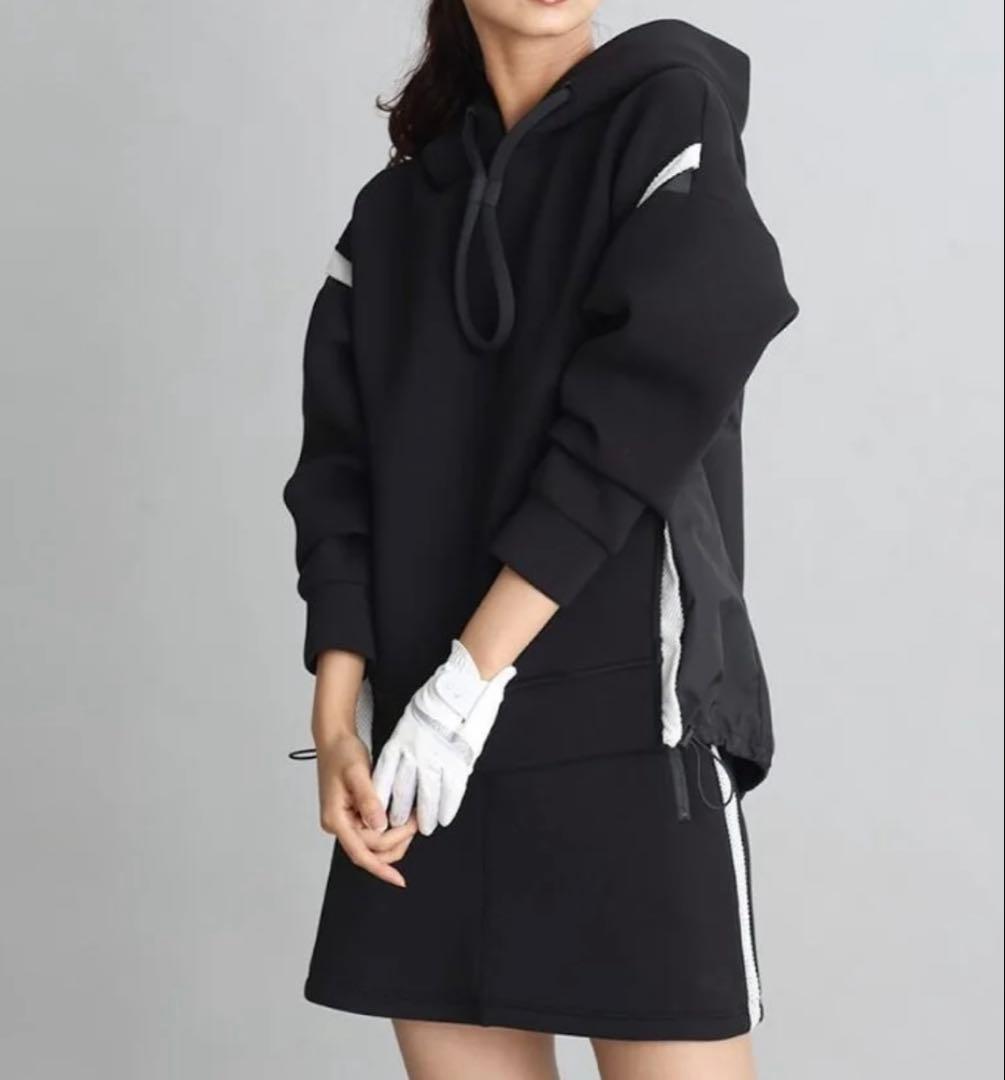 新品 ヤマダヤ ⭐︎スコットクラブサイドラインボンディングフーディー　ブラック