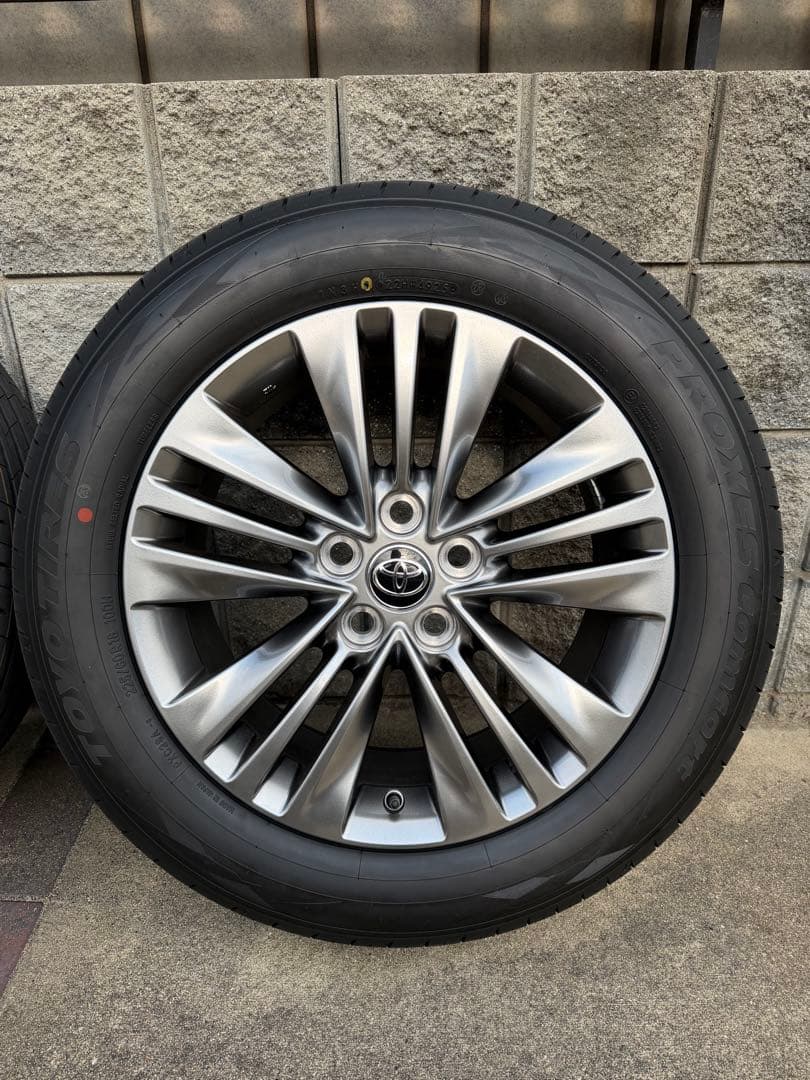 40 アルファード　純正タイヤ＆ホイールセット　新車外し