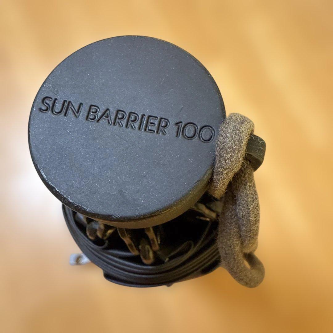 サンバリア 2段折コンパクト、チェック(ブルー)