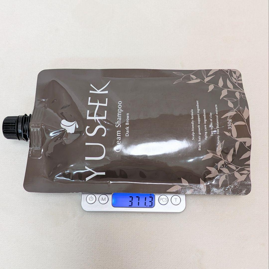 YUSEEK クリームシャンプー 350g ダークブラウン 2つ