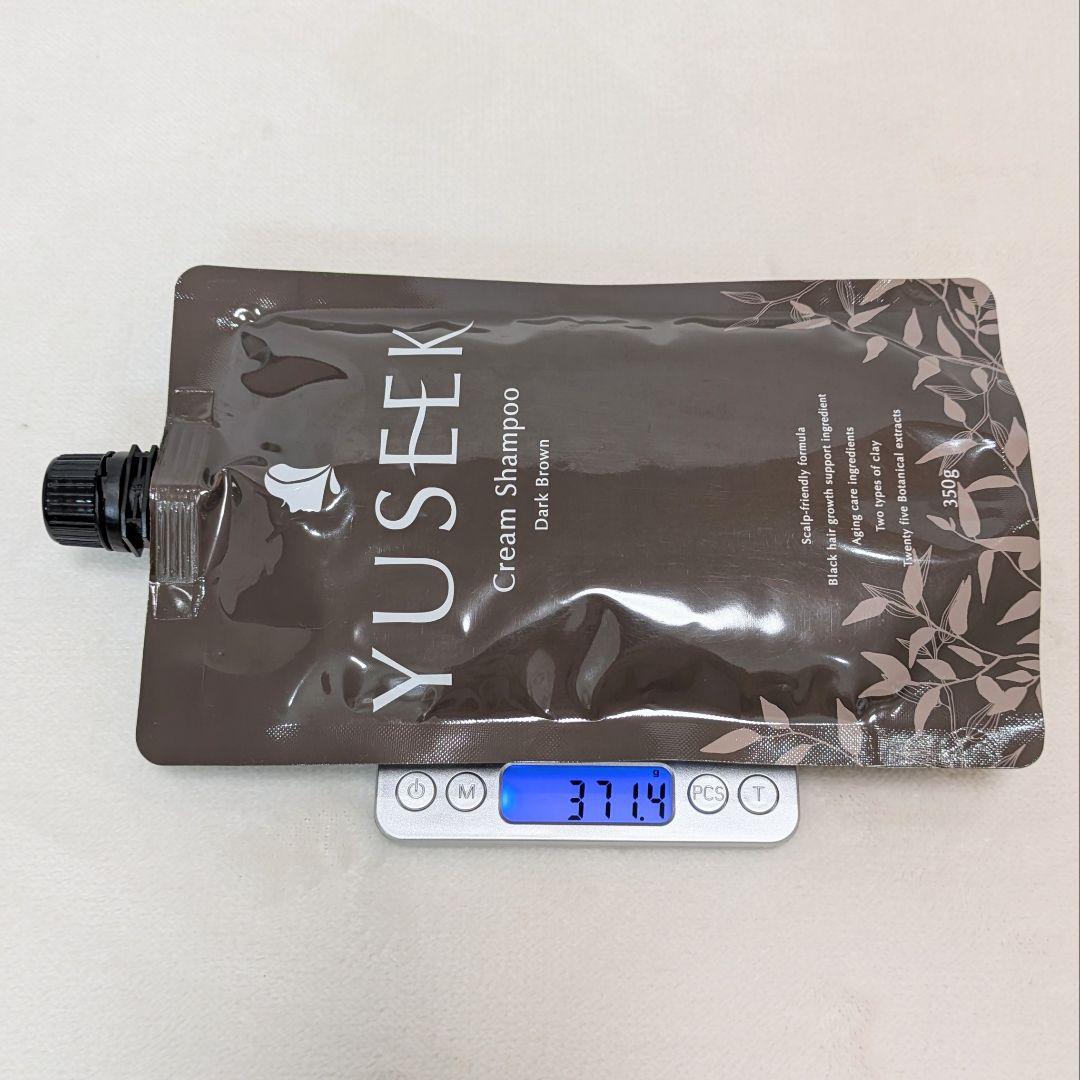 YUSEEK クリームシャンプー 350g ダークブラウン 2つ