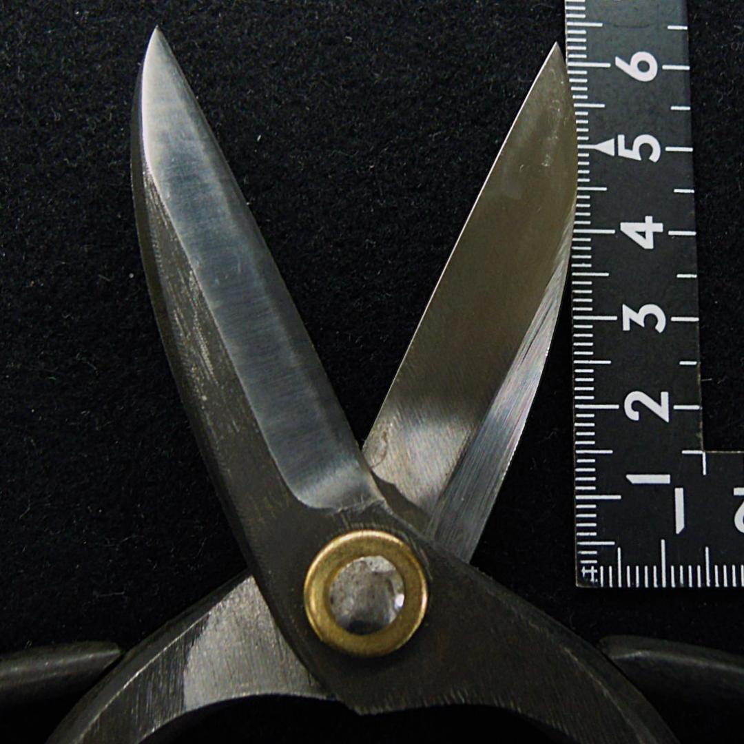安重打刃物店 総火造 大久保鋏 無銘 未使用 192mm 新店舗移転時の整理品
