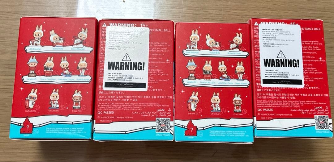POP MART THE MONSTERS COCA-COLA 4個セット