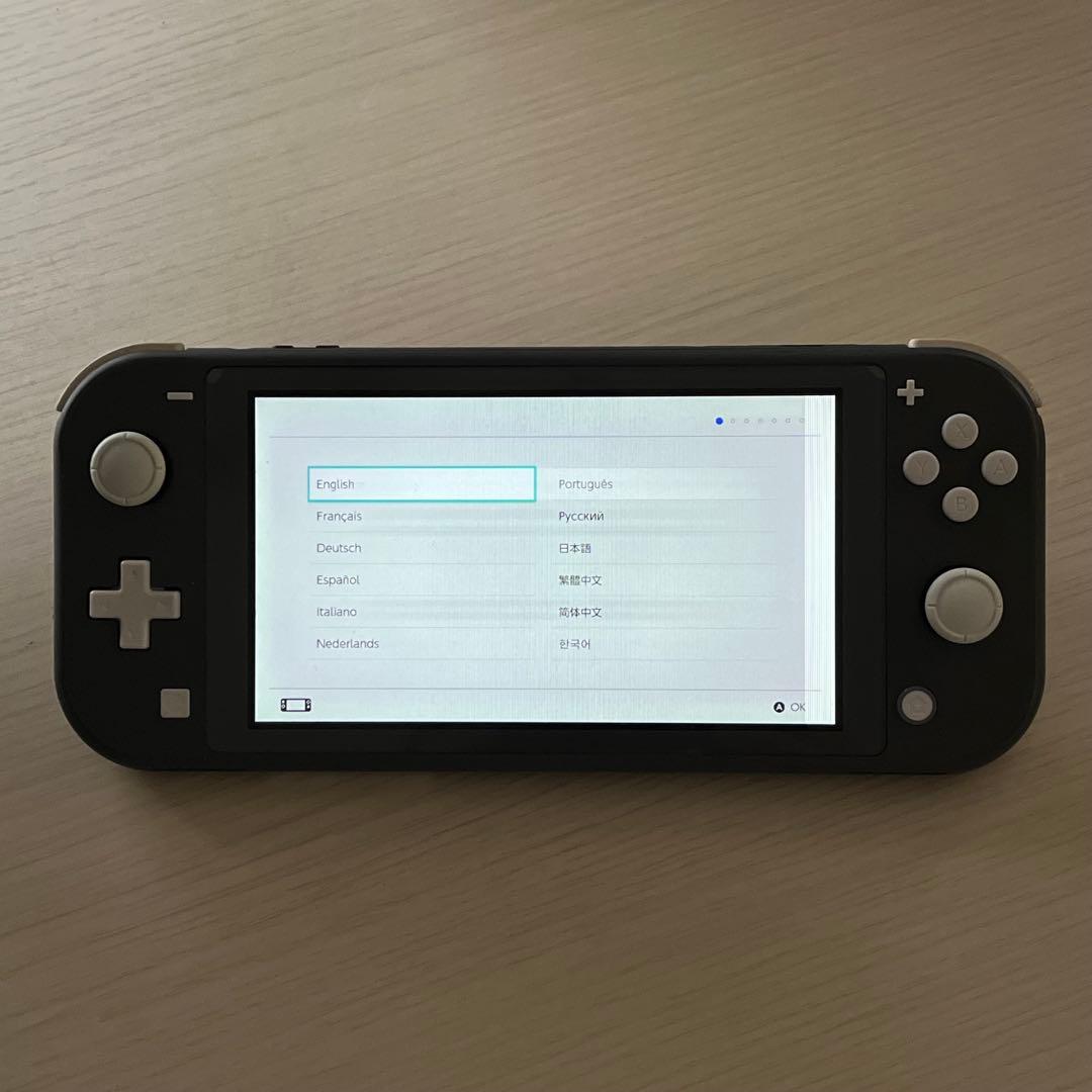 Nintendo Switch Lite グレー 本体　ジャンク