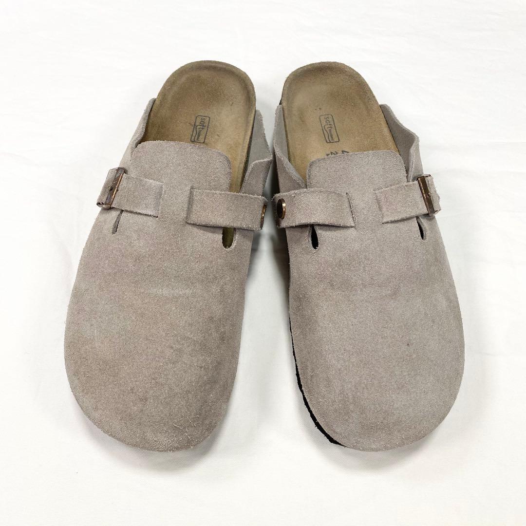 美品✨ BIRKENSTOCK ボストン スエード レザー トープ 43