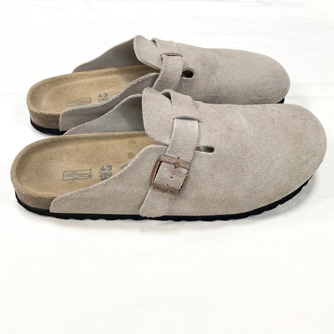 美品✨ BIRKENSTOCK ボストン スエード レザー トープ 43