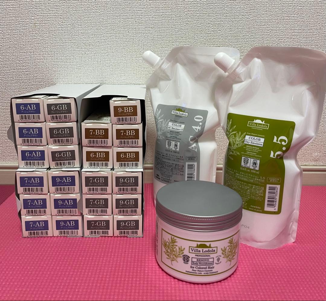 ヴィラロドラカラー剤1剤2剤 レノーボスキャルプナリッシュメント