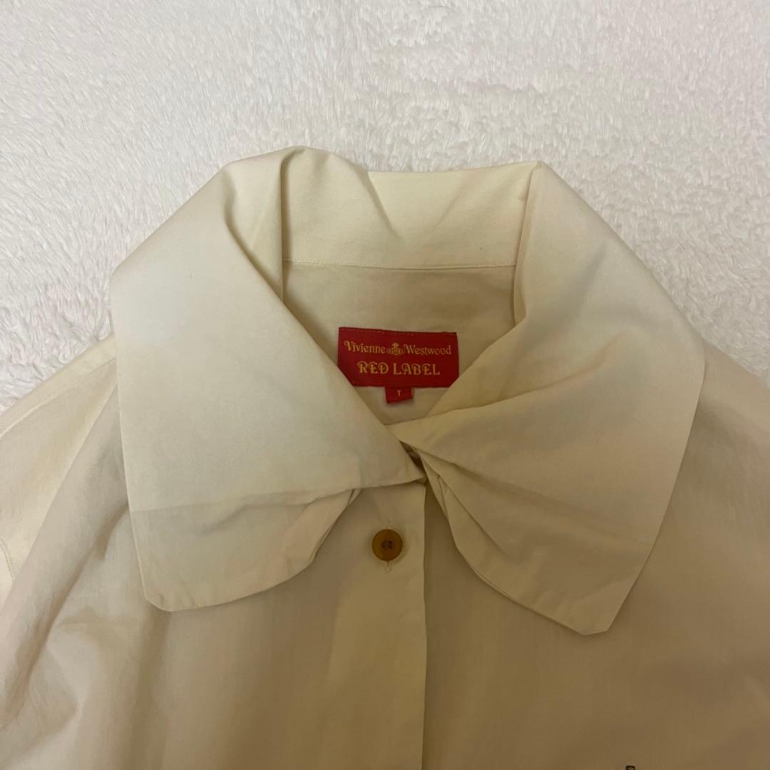 変形襟長袖シャツ★ブラウス★ヴィヴィアンウエストウッド★インポート★イタリア製