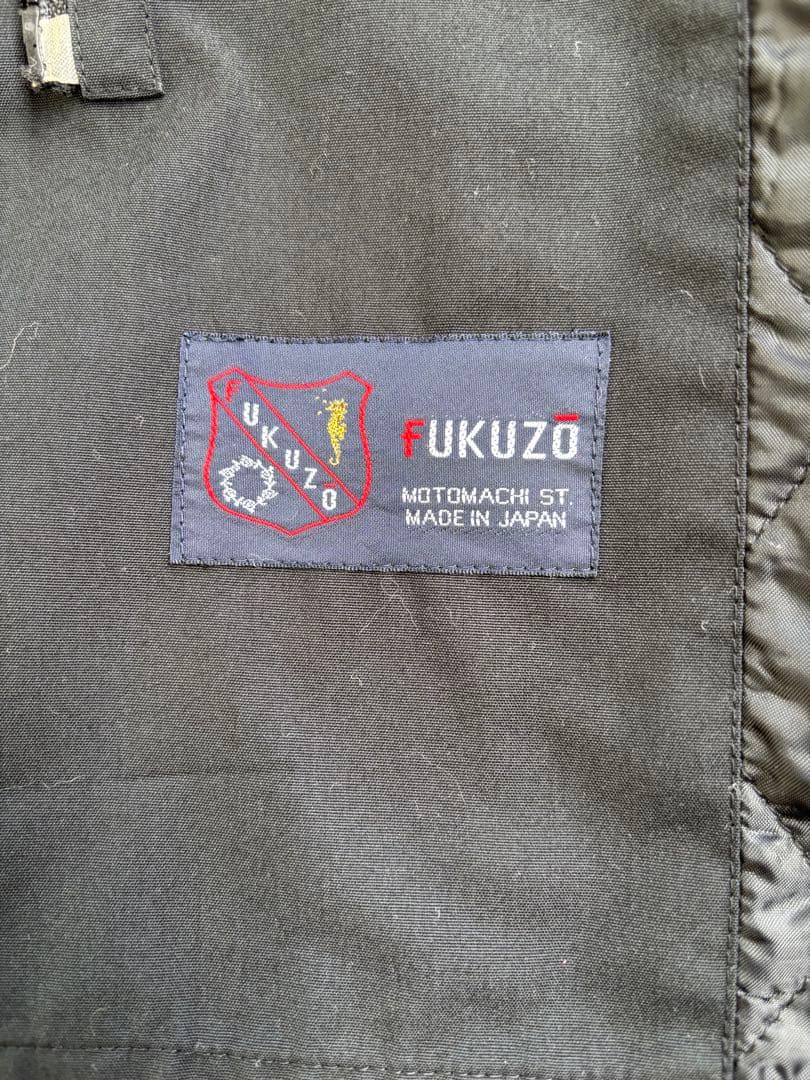 フクゾーFUKUZO ウィンドコート　ブラック