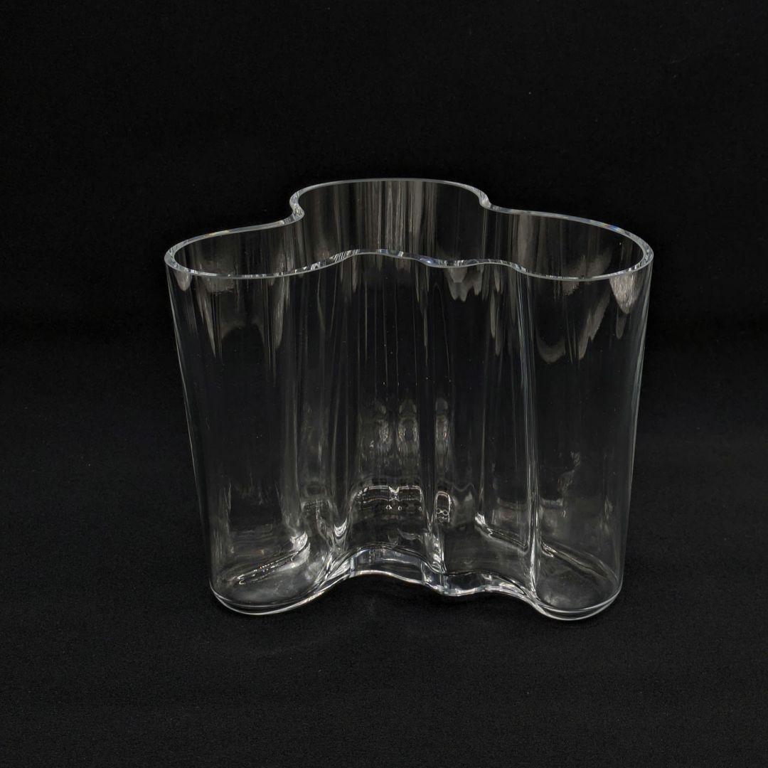 0604【美品】イッタラ アアルト コレクション ベース 120mm クリア