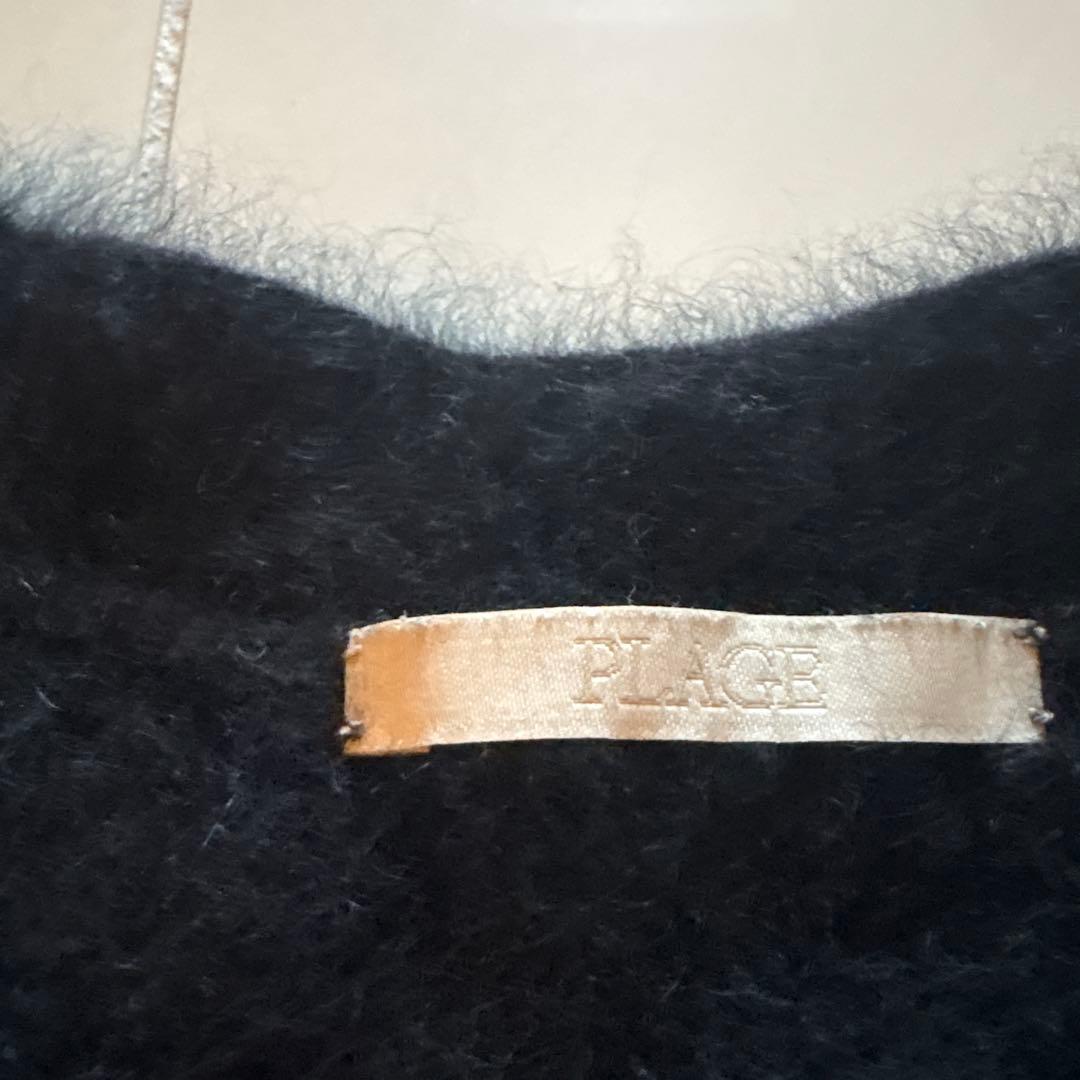 Plage Fur ベスト黒