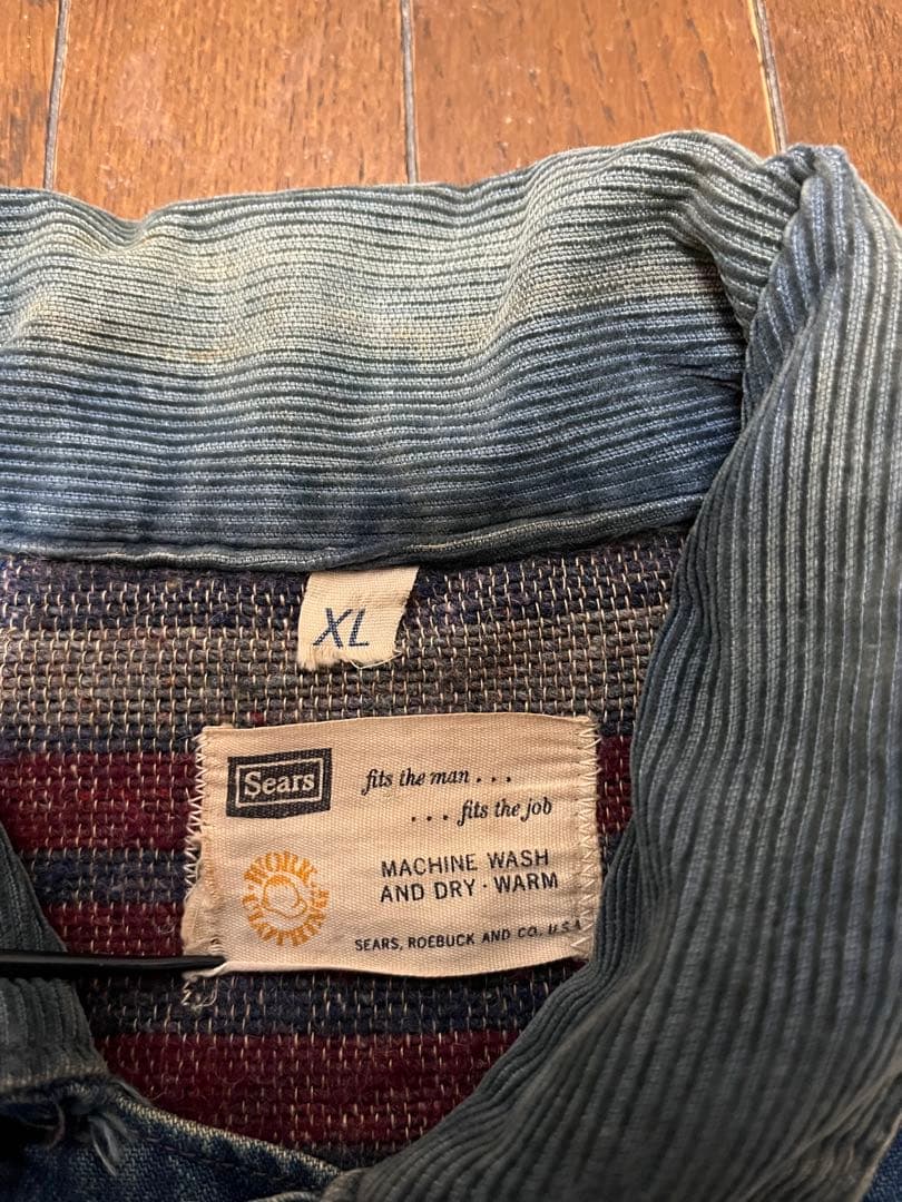 60s〜シアーズSears デニムカバーオール XLヴィンテージ