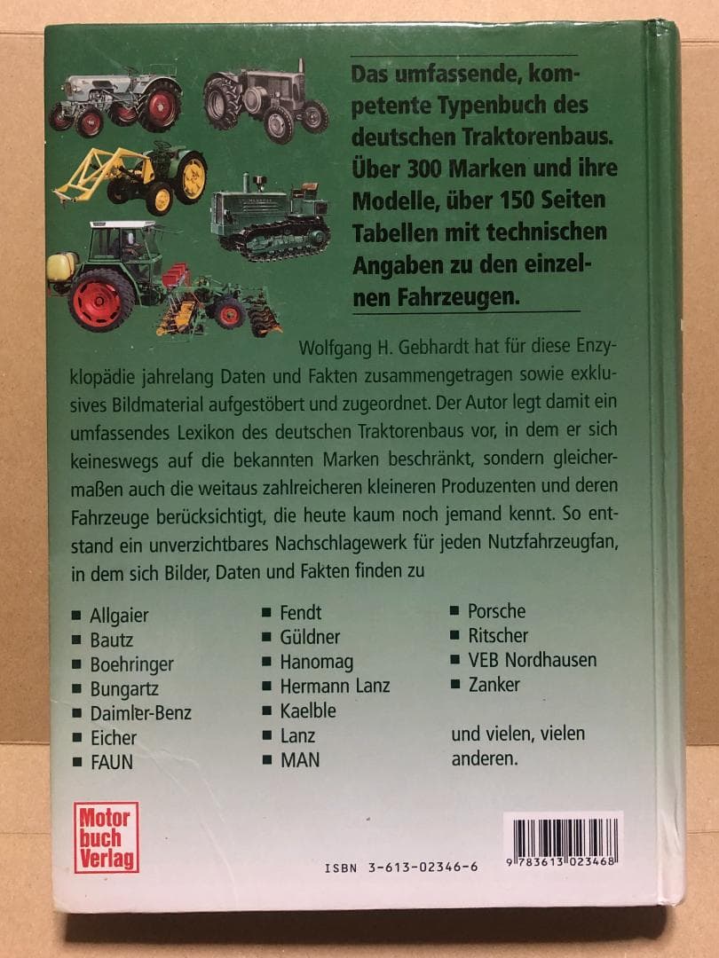 洋書 Deutsche Traktoren seit.1907