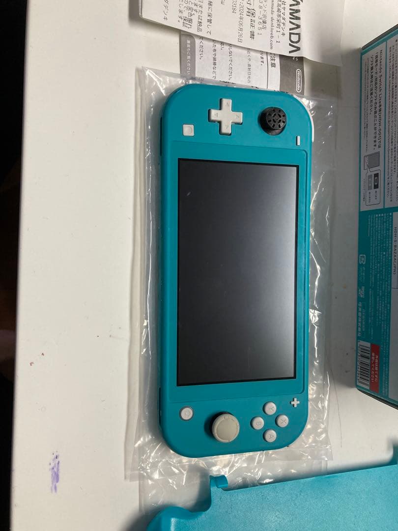Nintendo Switch Lite ターコイズ　初期化済　ジャンク品