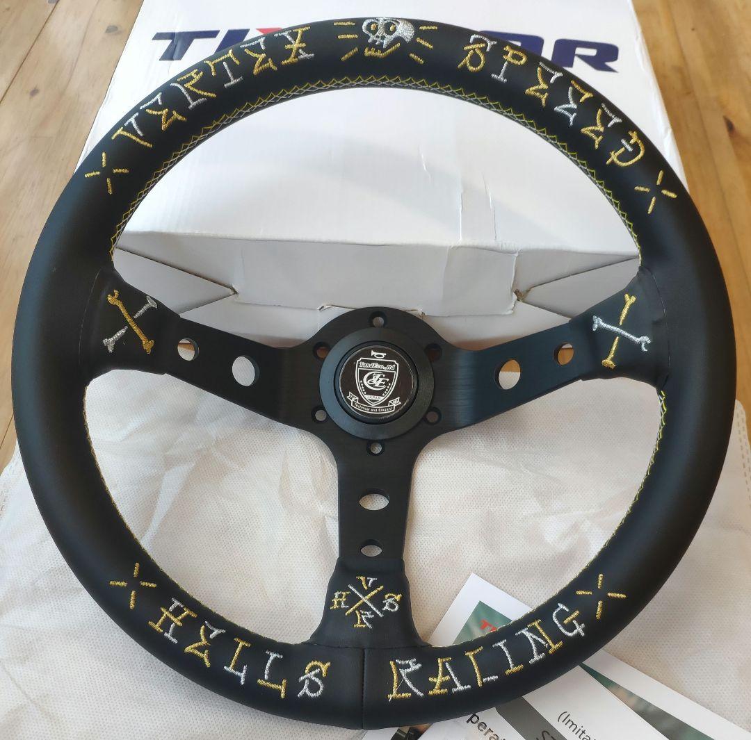 革 刺繍シルバー＆ゴールド MOMOピッチ70