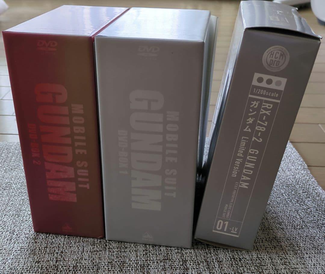 機動戦士ガンダム DVD-BOX 1、DVD-BOX2