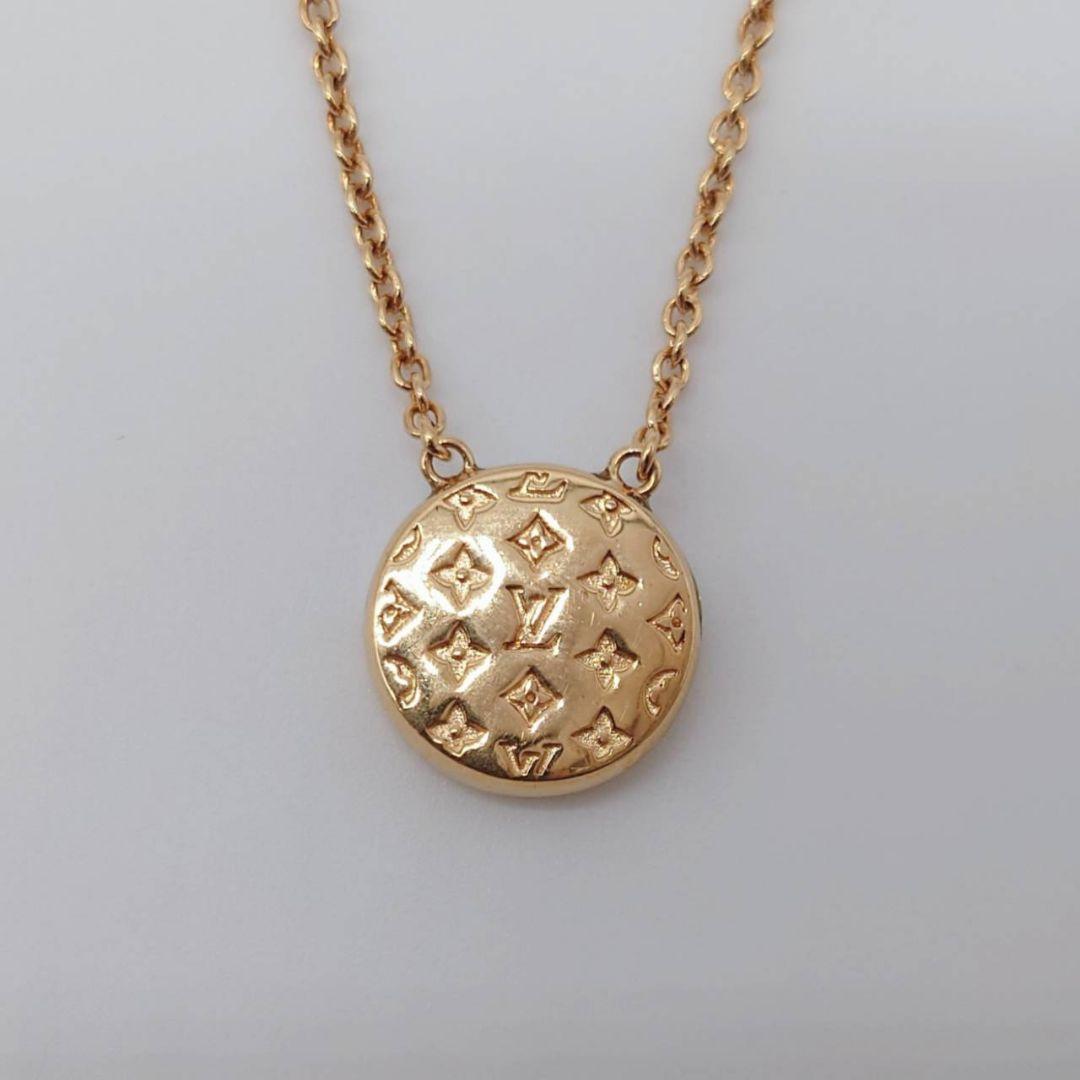 【美品】ルイヴィトン ネックレス コリエ LtoV バイカラー M69643