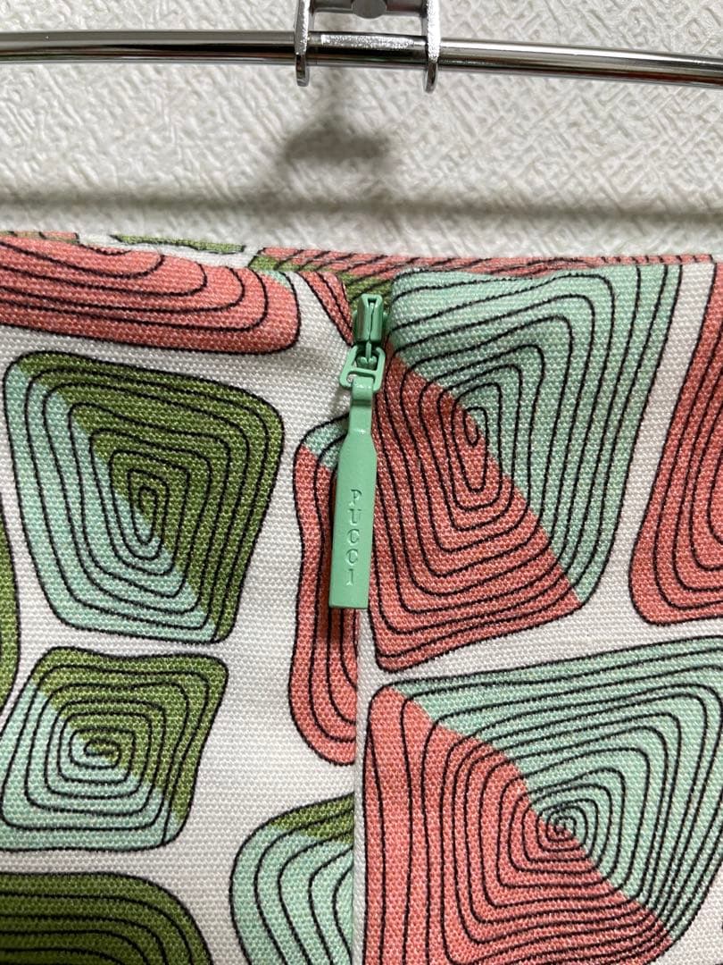 EMILIO PUCCI コットン　ミニスカート 38 エミリオプッチ　美品