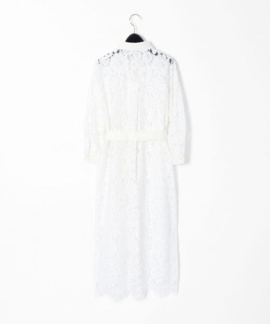 グレースコンチネンタル　コードレースシャツワンピース　ダイアグラム　フラワー