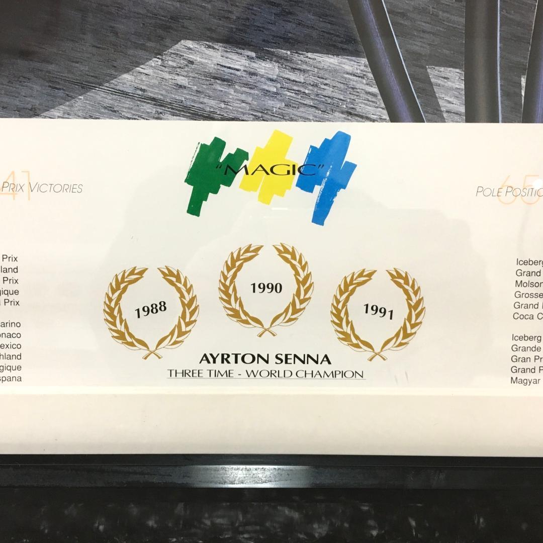 ○激レア アイルトン・セナ ポスター 限定500 1993 Grand-prix