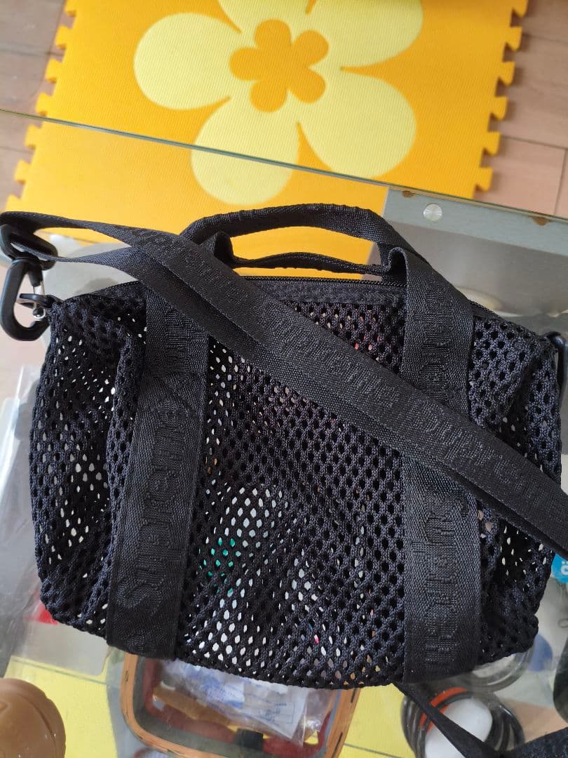 Supreme メッシュドラムバッグ 黒