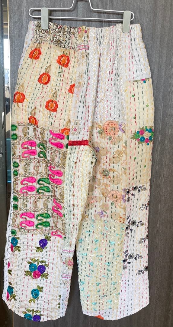 yuruly パッチワークパンツ（カンバディアキルト）タグ付き