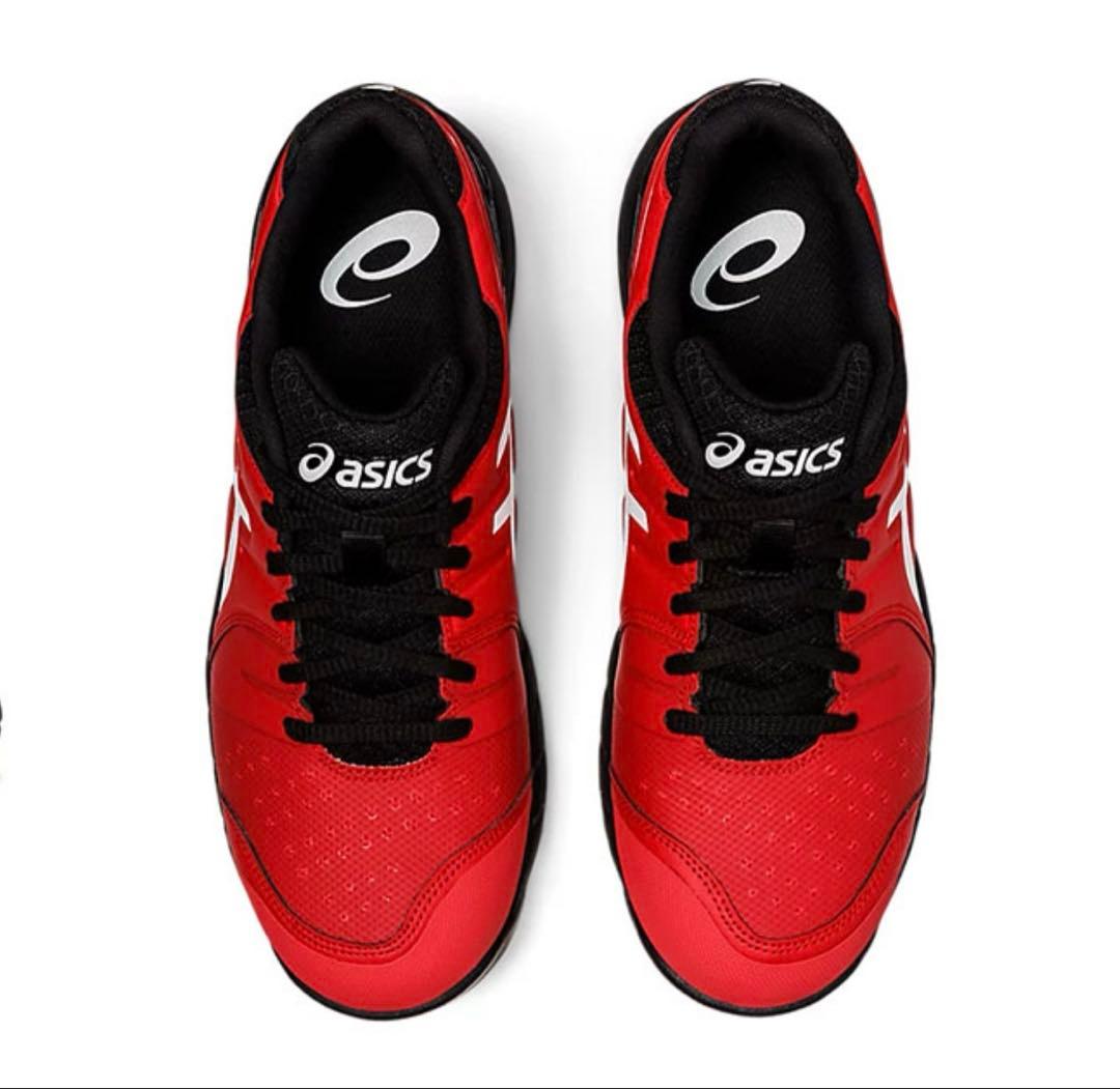 新品・未使用 アシックス 安全靴 ウィンジョブ CP113 レッド28.0cm