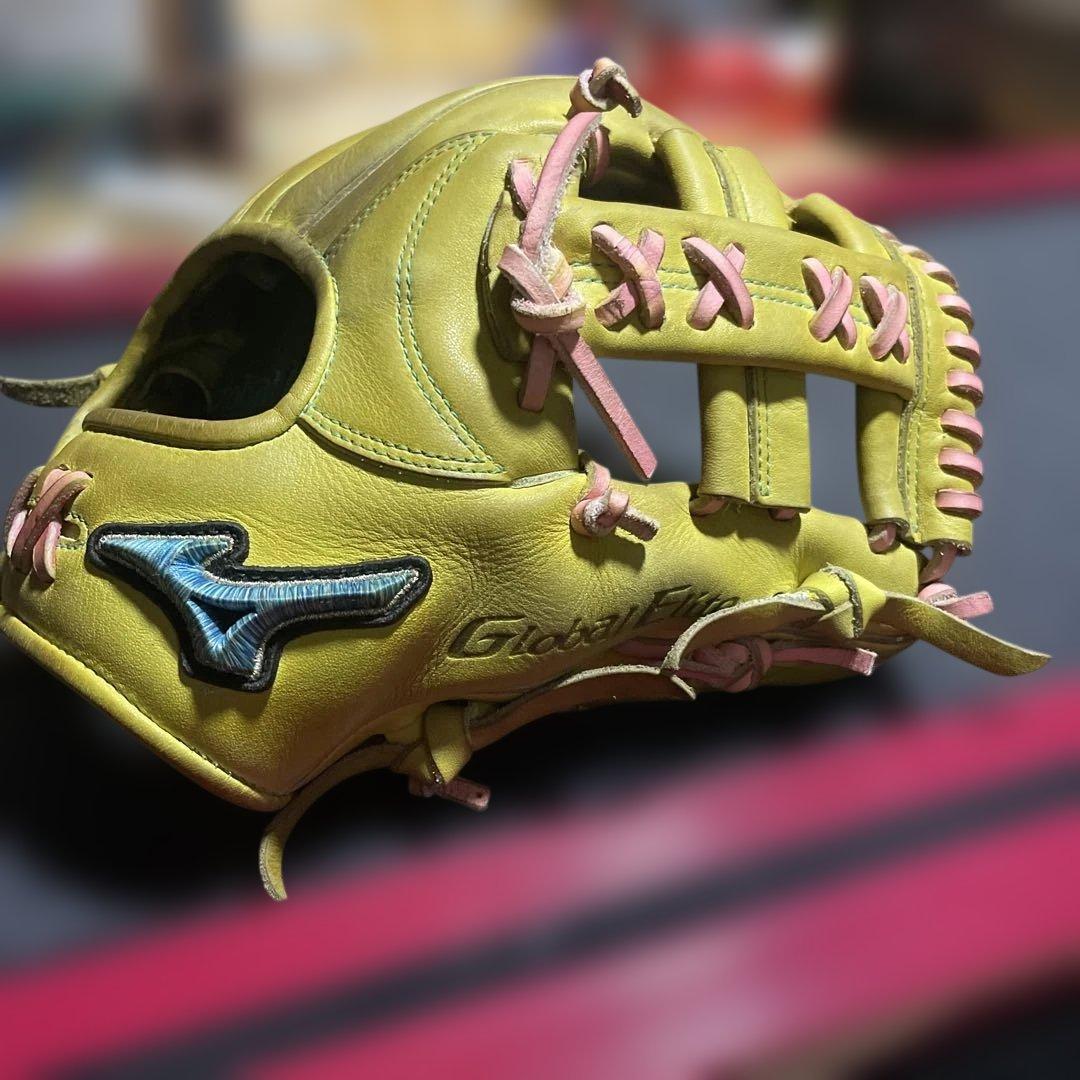 C*L様 ミズノグローバルエリートダイバーシティブルー軟式グローブ