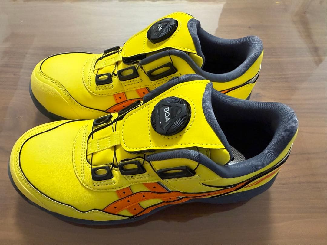 asics アシックス 安全靴 ウィンジョブ CP306 イエロー 22.5