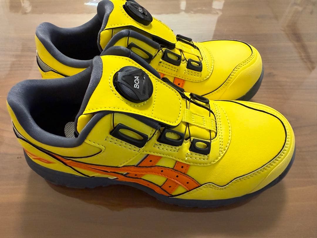 asics アシックス 安全靴 ウィンジョブ CP306 イエロー 22.5