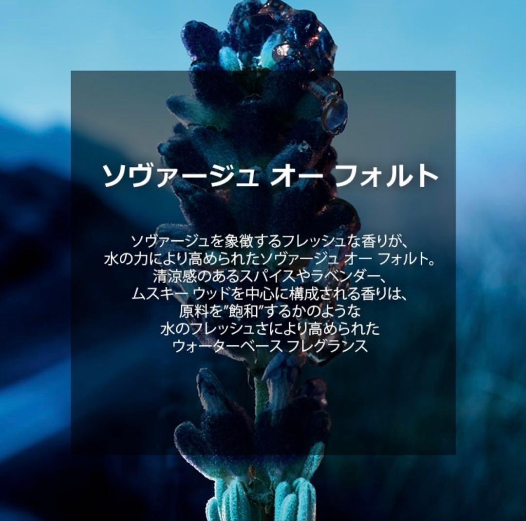 【新品未使用】ディオール　ソヴァージュ　オーフォルト60ml