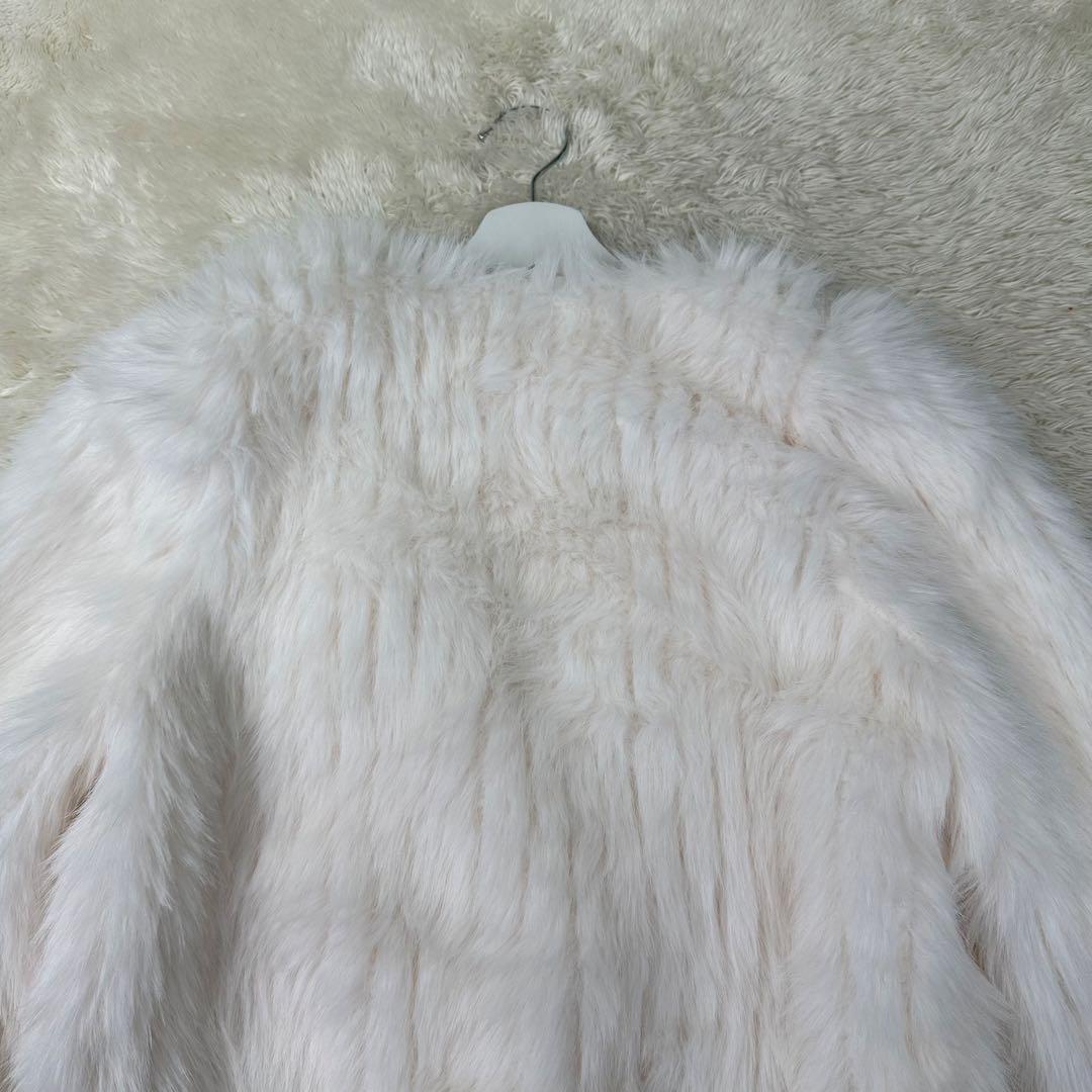 ✨新品未使用タグ付き✨Rady ファーブルゾン ホワイト リボン M