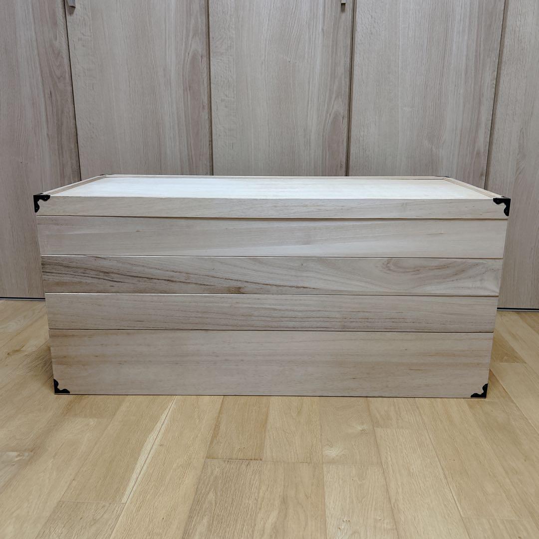 桐 衣装ケース 5段 桐箱 桐ケース 桐箪笥 着物入れ 深型1段 浅型3段 蓋付