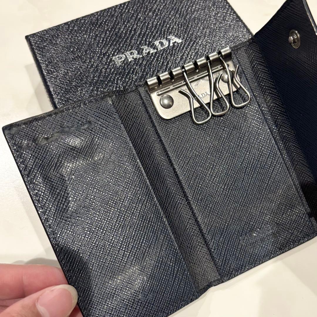 【y0430】PRADA キーケース