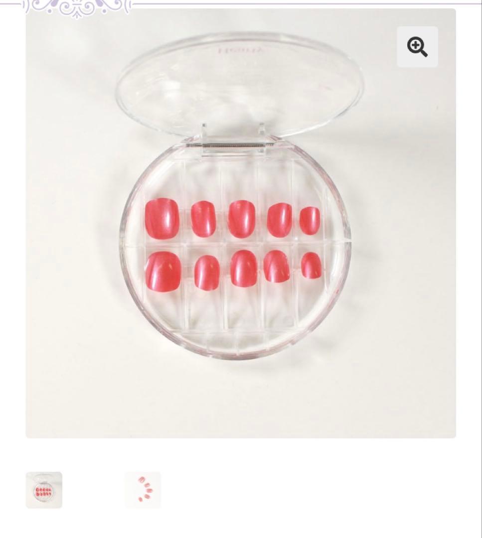 more soft freely パールレッド ネイルチップ　ジュネル