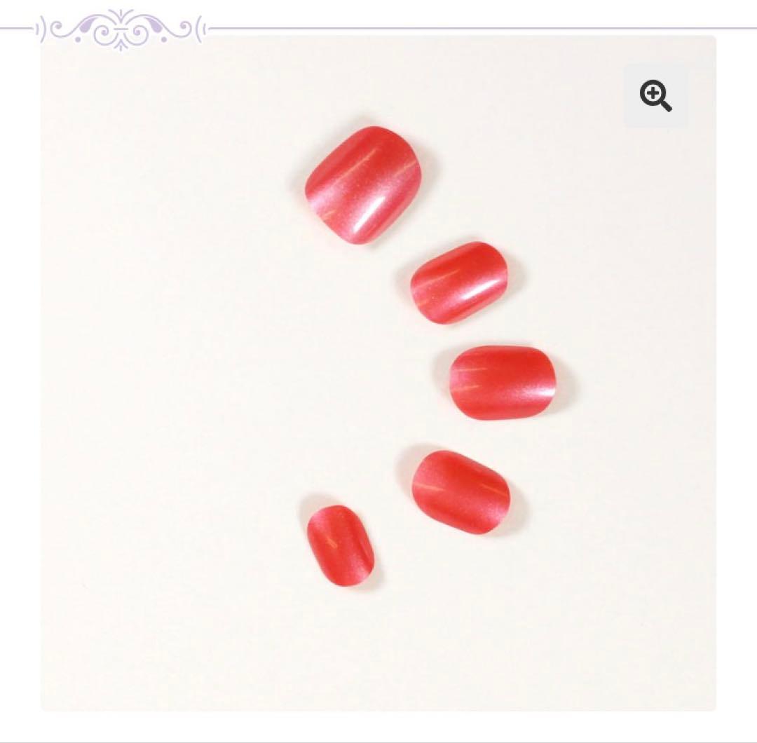 more soft freely パールレッド ネイルチップ　ジュネル