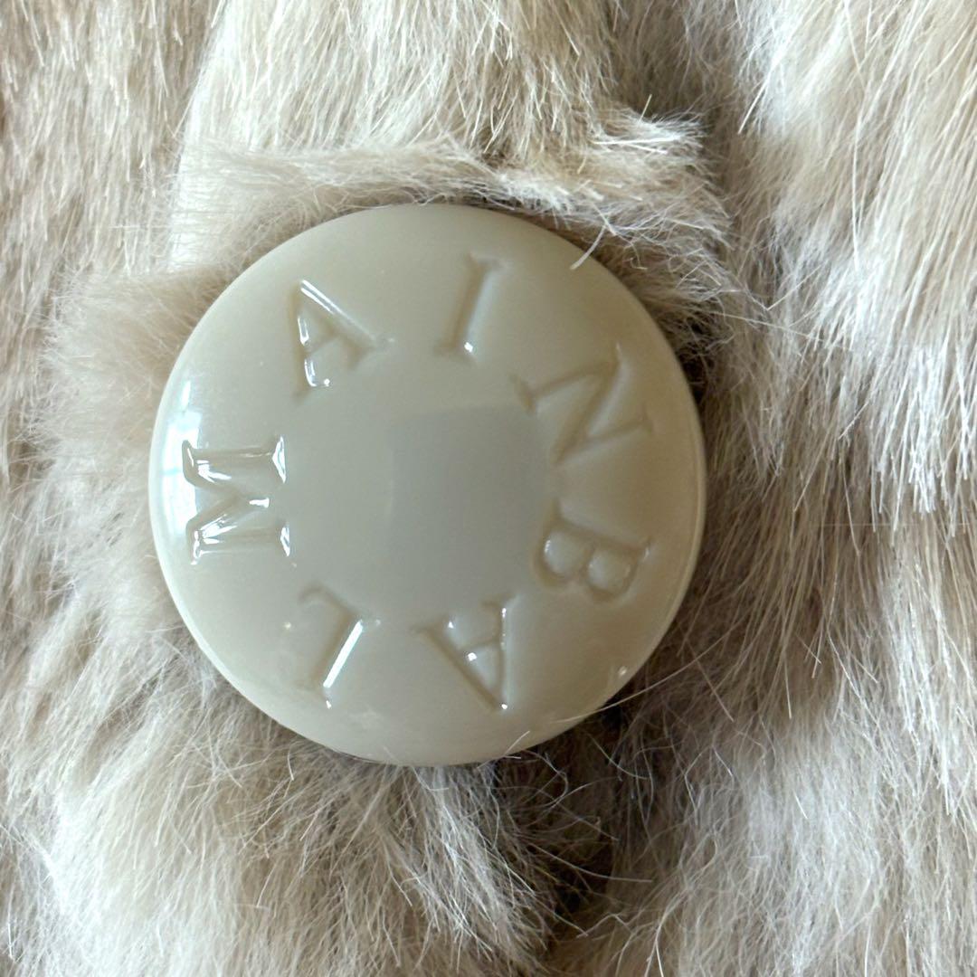 BALMAIN リバーシブル 毛皮ハーフコート フォックスファー シルク