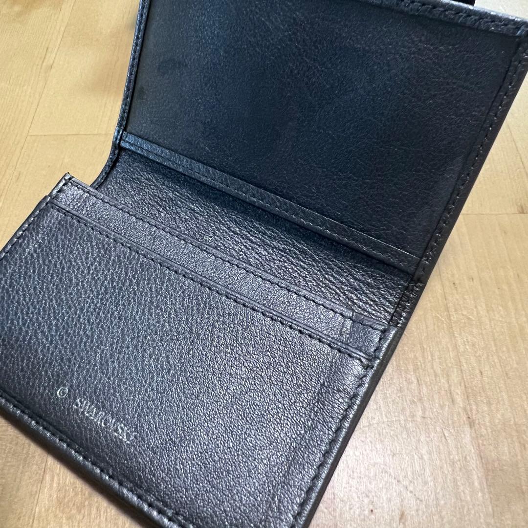 Swarovski 名刺入れ シルバーグレー　パスケース　未使用