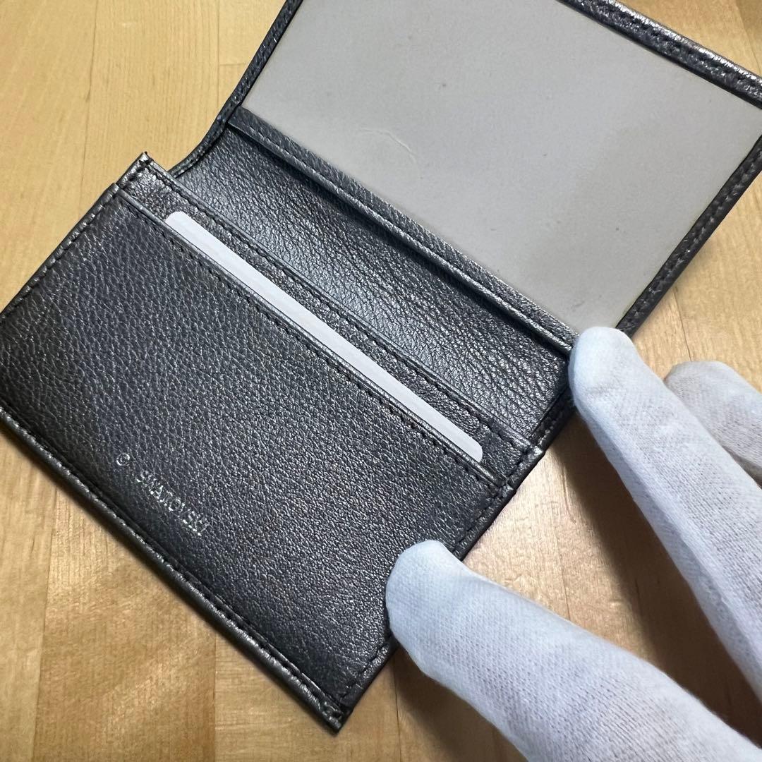 Swarovski 名刺入れ シルバーグレー　パスケース　未使用