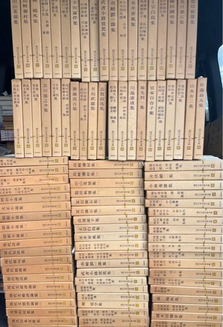 日本文学全集 別巻共 全館揃いで15000円 ② ３箱発送
